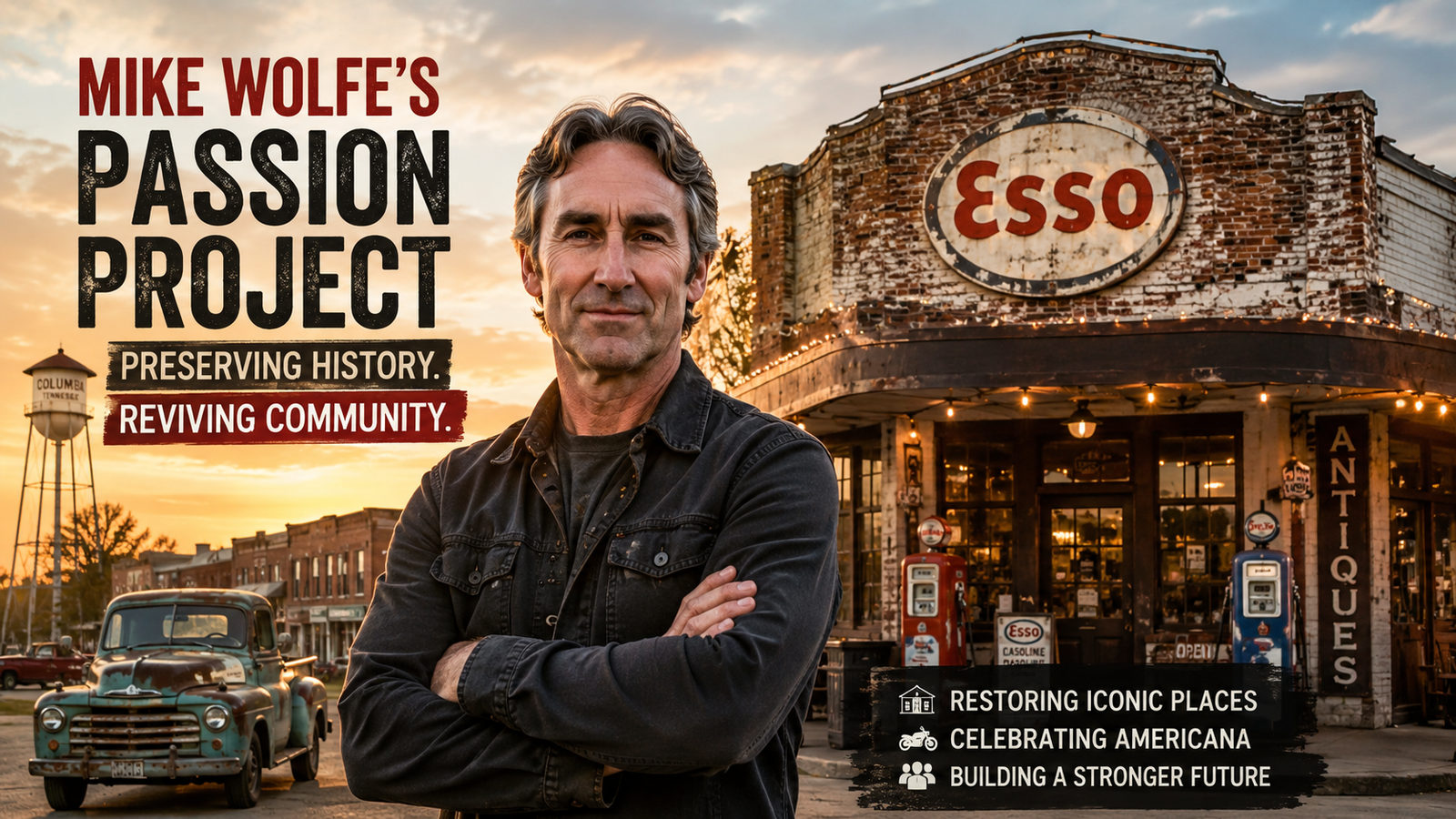 Mike Wolfe Passion Project Revives America’s Forgotten Spaces