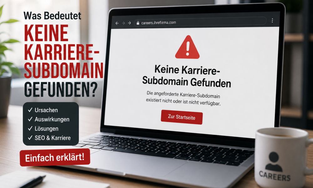 Keine Karriere-Subdomain Gefunden